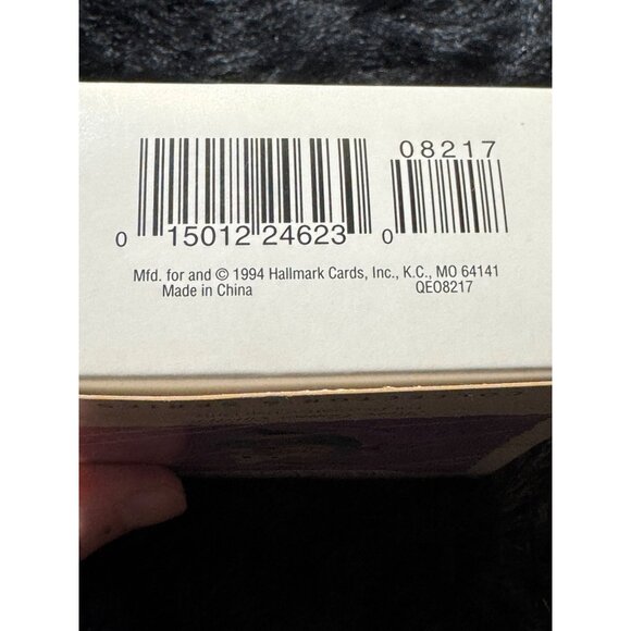 Hallmark 1995 Keepsake Ornament Here Comes Easter Bunny & Chick Helicopter - Picture 7 of 8